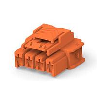 AMP Connectors - TE Connectivity 6-2232265-4 ຕູ້ປະກອບການເຊື່ອມຕໍ່ Hard Metric 1x4 plug housing Key B bro