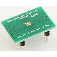Chip Quik IPC0066 ອະເດັບເຕີແລະປະຕູກອງ DFN-10 ເປັນ DIP-14 SMT Adapter