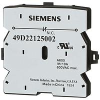 SIEMENS 49D22125002 1 NC ສະຫນັບສະຫນູນ Aux Switch DP, 1NC, 75-90amp
