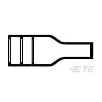 Raychem - TE Connectivity 202D132-25/42-0 ບູດສາຍສະຫນອງຄວາມຮຸ່ນໄຟແລະຝາສຸດ 202D132-25/42-0