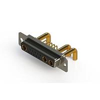 EDAC 630-13W3250-4N1 ຕູ້ຕິດຕໍ່ D-Sub ປະສົມມຸມຂວາ ຕູ້ຕິດຕໍ່ພະລັງງານ Combo D-Sub