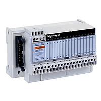 SCHNEIDER ABE7R16S111 ບລັອກຂໍ້ຕໍ່ຄົງທີ່ TELEFAST 2OUTPUT MOD 16 CHAN-W/EM RELAYS