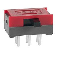 NKK Switches SS22SDH2 ສະລາຍສະລັບຂະໜາດນ້ອຍສຸດ Ultra-Miniature Slide Switches DPDT ON-ON-ON SIDE