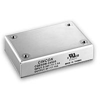 Cincon CQE50W-48S3V3 ຕົວແປ DC-DC ທີ່ແຍກອອກ, Quarter Brick ມີ Heatsink, ຕິດຕັ້ງໃນ Chassis, 50 ວັດ, ຊ່ວງຂາວເຂົ້າ 4:1, ເຂົ້າ 48VDC, ອອກ 3.3VDC, 47uF/100V