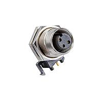 Amphenol LTW M12A-03PFFR-SF8001 ຕົວເຊື່ອມຕໍ່ມິດສະຕິກວົງກົມ M12 CONN RA ACODE 3 PIN F CONN F PIN
