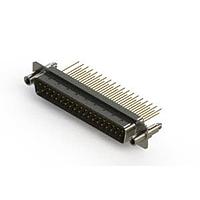 EDAC 627-M37-623-WT6 ຕົວເຊື່ອມ D-Sub - ຕົວເຊື່ອມ D-Sub ຄວາມໜາ້ຄວາມຖືກມາດຕະຖານ ແບບຕັ້ງຕົວແບບຕັດກະເປົາ
