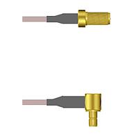 Amphenol Custom Cable Q-7103I0005018i ສາຍສະບັບ RF SMA-SJ/SMB-RJ G316 18I