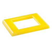 NKK Switches AT207E ຂອບສີເຫຼືອງ BEZEL YELLOW BEZEL FOR EB AND MB24 SERIES