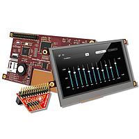 4D Systems uLCD-43PT-Pi ຕົວເຊື່ອມຕໍ່ປະຕິບັດຄວາມຕ້ອນຕ້ອງ 4.3" Pk Adptr Shld ສໍາລັບ Raspberry Pi