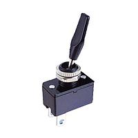 Shin Chin R13-95D-01(VDC) ສະຫນັບສະຫນູນ Toggle 15A/12VDC ຄົງສະຫນາມສັ້ນ 3P SPDT/ON-OFF-ON/0.25"SQ