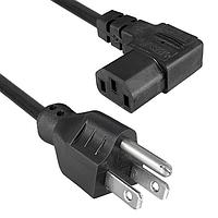 Qualtek Electronics 313009-01 ສາຍພະລັງ AC 18AWG 3C M/F R/A SJT