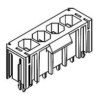 Molex 46007-3104 Shrouded Sabre 4Ckt RA V0 Hdr r 062Lk ShtTail 1950