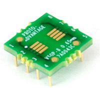 Chip Quik PA0043C ອາແດບເຕີ VSOP-8 ເປັນ DIP-8 SMT Adapter (0.65 mm pitch, 2.8 mm body) Compact Series