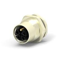 AMP Connectors - TE Connectivity T4141L12041-000 ຕົວຕິດຕົວຕົວຕົວ M12, ຕິດຕົວຫຼັງ, FMLE L, 3P+PE, ບົດບັນທຶກ PCB