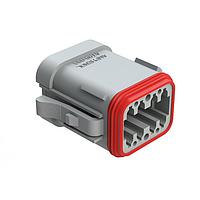 Amphenol SINE Systems AT06-08SA-MM01 ປຸ່ມຕໍ່ຕ່າງ 8 ທາງ ກະແຈ A ປິດສີແດງ ກົງກັບການປິດແບບ Dia. Seal