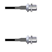 Amphenol Custom Cable Q-26026000M108i ສາຍສະບັບ RF N-SJB/N-SJB LMR24 108I