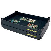 Protektive Pak 37751 ຖານວາງສາມາດຊົ່ວຍກັນ TEK-TRAY, STACKING, 22-7/8 x 17-1/4 x 2-3/4 IN