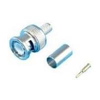 AIM-Cambridge / Cinch Connectivity Solutions 27-9201 ຕົວເຊື່ອມ BNC 50 OHM ຜູ້ຊາຍ CRIMP 3 ຊຸດ