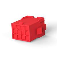 AMP Connectors - TE Connectivity 1-172333-2 ຮູງຮັບ Receptacle CAP 12PS MINI ແດງ