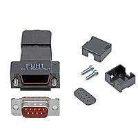 Molex / FCT 173114-0384 ຊຸດຕິດຕັ້ງປະຕິບັດມາດຕະຖານ EMI Backshell FCT Backshell CONN Kit BLK PLSTC Backshell D-Sub CONN 9 CKT