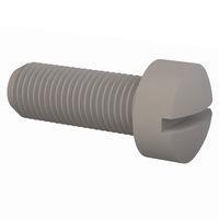 Essentra Components 0137524F100 ສກຣູດເຄື່ອງຈັກ Fillister Slotted Screw, 3/8-24 Thread,1 Lg