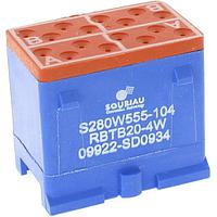 Eaton Souriau-Sunbank RBTB20-4W ໂມດູນກະທົບຄືນ 4X4 20GA TERM F/BACK
