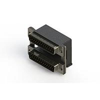 EDAC 661-025-364-00A ຕູ້ສະຫນອງ Dual Port D-Sub ມຸມຂວາ ຕູ້ສະຫນອງ Dual Port D-Sub