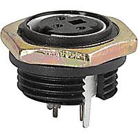 Schurter 4850.2300 ຕົວເຊື່ອມ DIN SOCKET 3POLE PANEL MOUNT