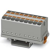 PHOENIX CONTACT 3273590 ບລັອກການຈັດຈໍາໜ່າຍ Push-In PTFIX 18X4-NS35-FE