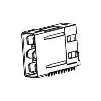 AMP Connectors - TE Connectivity 2169872-1 ຕໍ່ຕໍ່ຄວາມໄວສູງ / ຕໍ່ຕໍ່ຮູບແບບມົດູເລີ IMP, PWR, 6PR, R/A HDR, 6.9, 6.9 TIN