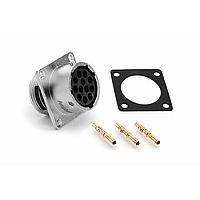 Amphenol SINE Systems RT0W0106SNH-K ຊຸດຕໍ່ຕ່າງກັນ ຕິດຕັ້ງຜົວຝາ ປຸ່ມຮັບ 20Awg 6 ຂາ