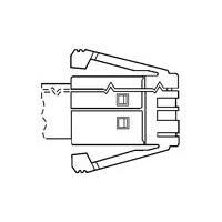 AMP Connectors - TE Connectivity 1-1761187-1 ການປະກອບປະກັບປະກອບປະກັບ 4 SDL FLAT PLUG