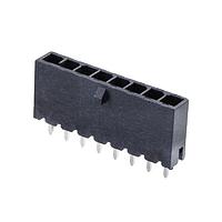Molex 216571-3008 ພວງຮັບ PCB Micro-Fit+ ແຖບຕັ້ງຕົວຢ່າງ 8 ວົງຈອນ ສີດຳ