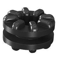 Essentra Components VG-5 ຕົວປ້ອງກັນການສັນຕະນາຍ Anti-Vibration Grommet Screw Vibr Grommet, ສີດຳ, ຮູ 0.217 ນິ້ວ