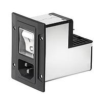 Schurter 3-109-588 ຕູ້ກອງ Inlets DG12 Connector Filter C14 15A M5