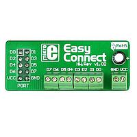 Mikroe MIKROE-194 ບົດທົດລອງມູນຄ່າ EASYCONNECT2 ADAPTER BOARD