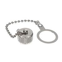 Amphenol RF 202102-11 ອຸປະກອນເຊື່ອມຕໍ່ RF N MALE CAP/CHAIN 19.71MM LOOP