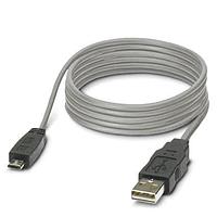 PHOENIX CONTACT 2701626 ສາຍສັ່ງງານ Programming Cable CAB-USB A/ MICRO USB B/2,0M