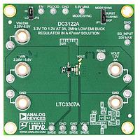 Analog Devices DC3122A ຕົວຄວບຄຸມແຮງດັບໄຟຟ້າ - ຕົວຄວບຄຸມແຮງດັບໄຟຟ້າປ່ຽນແປງ 5V, 3A ຕົວຄວບຄຸມລະດັບລົດລົງທີ່ມີການປ່ຽນແປງທີ່ສະຫງວນໃນ 2mm  2mm LQFN