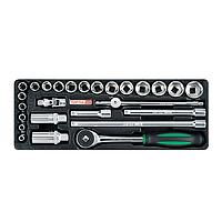 TOPTUL GCAT2606 ດຣ. Flank Socket Set (3/8", 26 pcs)