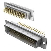 NorComp 780-M44-113R001 ຕົວເຊື່ອມຕໍ່ High Density D-Sub 44P HD MALE IP67 VERTICAL DIP SOLDER