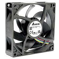 Delta Electronics, Inc. QFR0912GJ-00P0 ພັງລົມ Axial DC Axial, 92x92x25mm, 12VDC, 93.665CFM, 8.52W, 51dBA, 5600RPM, Tach/PWM