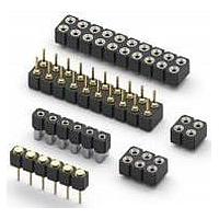 Mill-Max 406-43-220-30-068001 ປຸ່ມສ່ອງ 2R 20P, SMT Socket .018" DIA, REEL