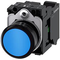 SIEMENS A6X30141488 ປ່ອງສະຫນັບສະຫນູນມາດຕະຖານ ປຸ່ມກົດ. ສີຟ້າ