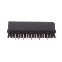 Amphenol Commercial Products G846A30120T1HR ກອງປະກອບປະຕູສາຍໄຟຟ້າເຂົ້າບອດ 1.0mm Pitch R/A SMT,2x15Pin,15u" Gold,NY9T,LATCH TYPE,BLACK