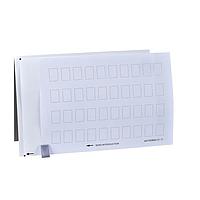 SCHNEIDER ZBY5100 ອຸປະກອນສະຫນັບສະຫນູນ Switch SHEET ຂອງ 40 18X27MM ລຶບອອກ LGNDS