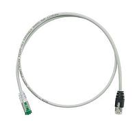 Panduit STPKCH7MGR ສາຍສື່ມຕໍ່ຄອບເປີ Cat 5e Keyed Copper Patch Cord, Cat 5e, Intl Gr