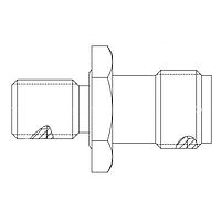 Amphenol SV Microwave SF1122-6023 ຕູ້ຕໍ່ສັນຍານ RF MIL Spec ZMA JK (90 DEG) ປະເພດ TO SMA PLG ADP