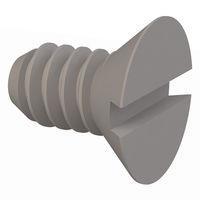 Essentra Components 020632A025PC ສະກຣູຫຼັກຊອງມີລູກຮັບ 82 Slotted CSK Screw, #6-32 Thread, 1/4 Lg