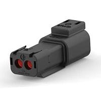 DEUTSCH - TE Connectivity 1-2303812-4 ຕົວເຊື່ອມຕໍ່ລົດ DT04-2P-TE32